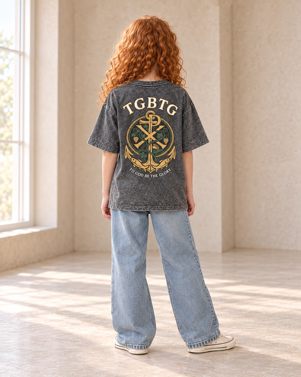 TGBTG Kids Signature Tee — Dark Gray