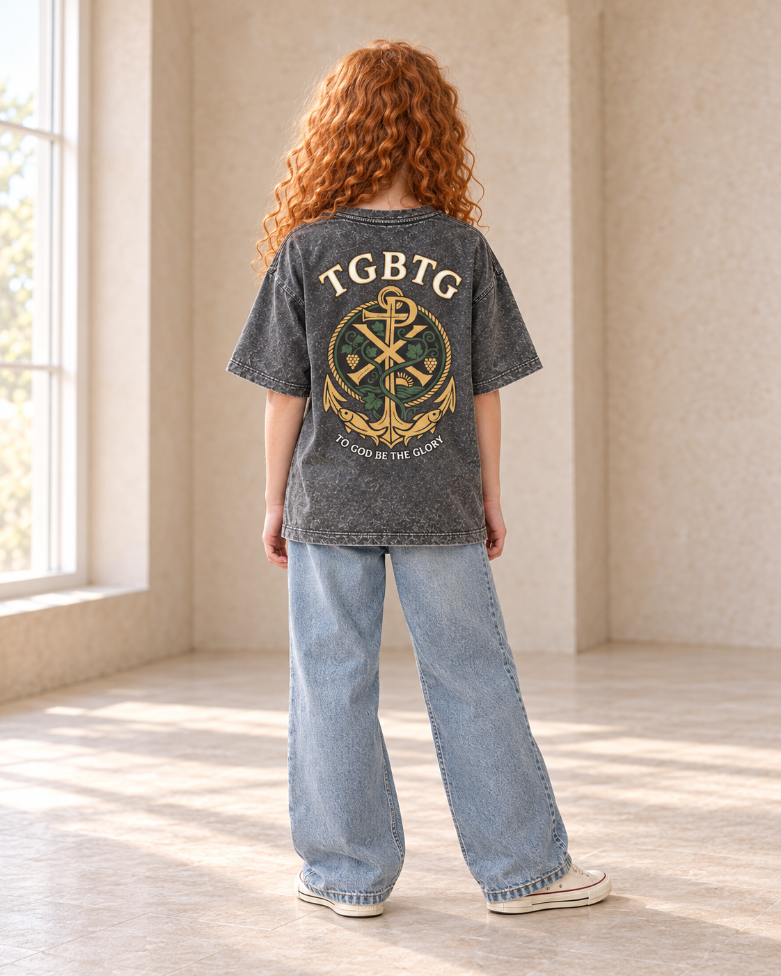 TGBTG Kids Signature Tee — Dark Gray