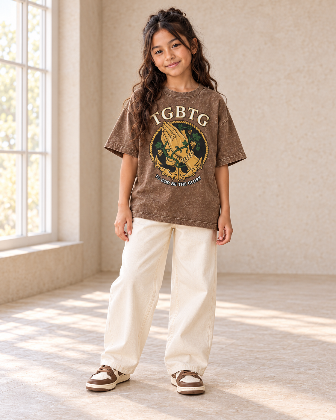TGBTG Kids Signature Tee — Coffee