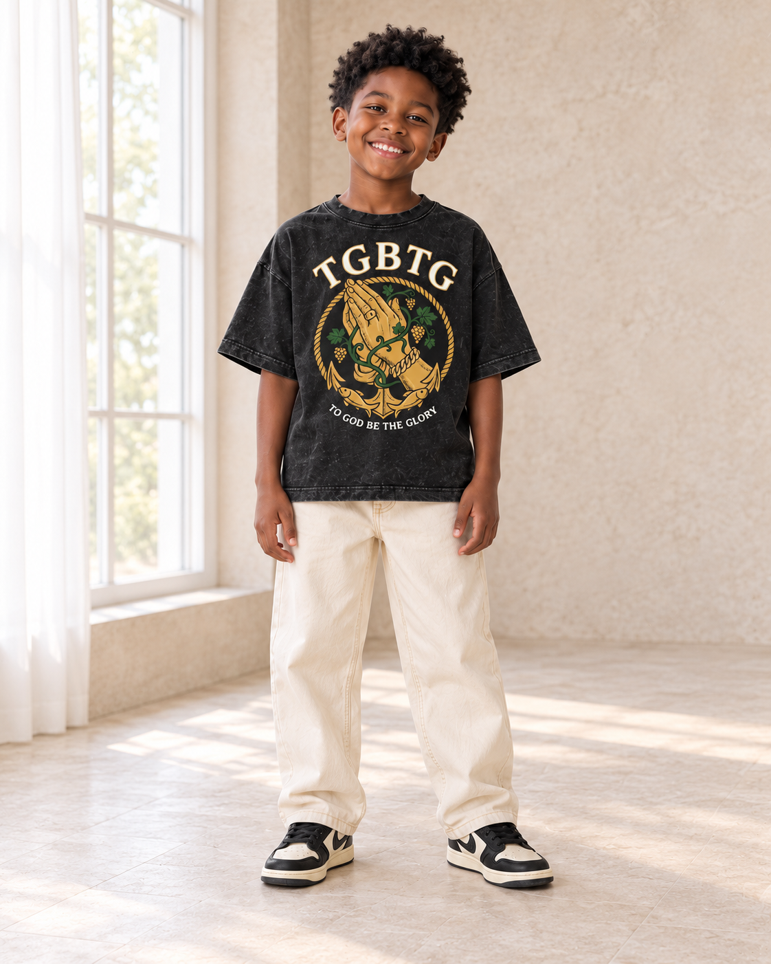 TGBTG Kids Signature Tee — Black