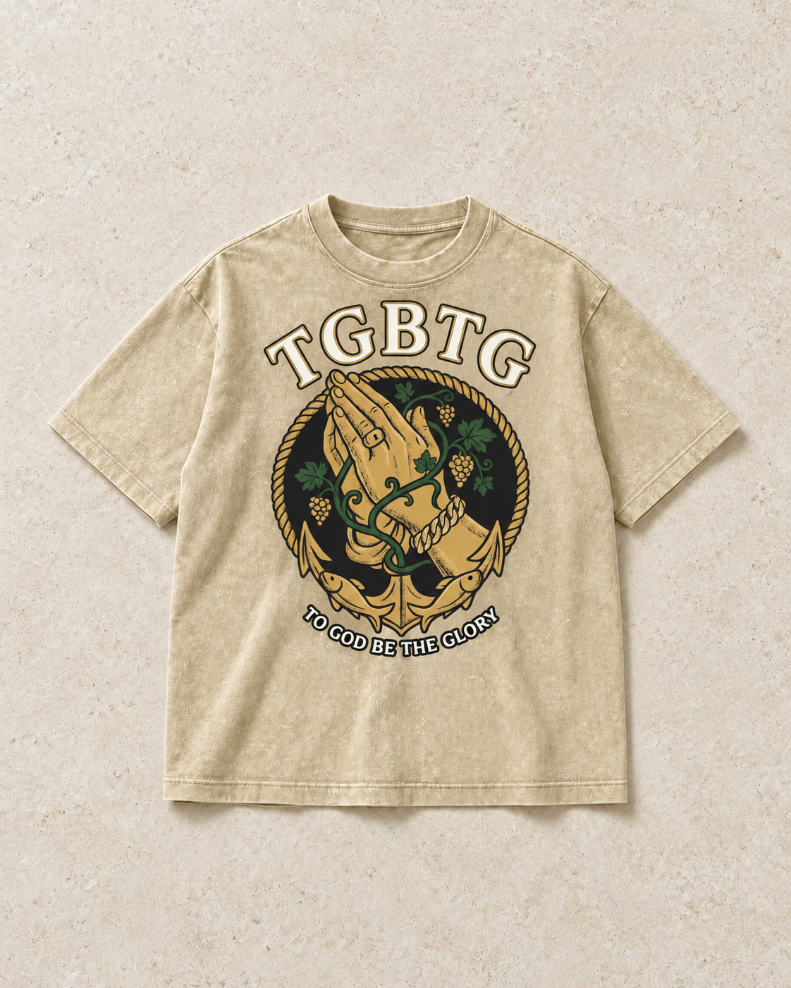 TGBTG Kids Signature Tee — Khaki